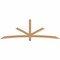Ekena Millwork Alberta Smooth Timber Gable Bracket, Western Red Cedar, 96"W x 32"H x 1 1/2"D x 3 1/2"F, 8/12 Pitch GBW096X32X0204ALB00SWR - alternate 1